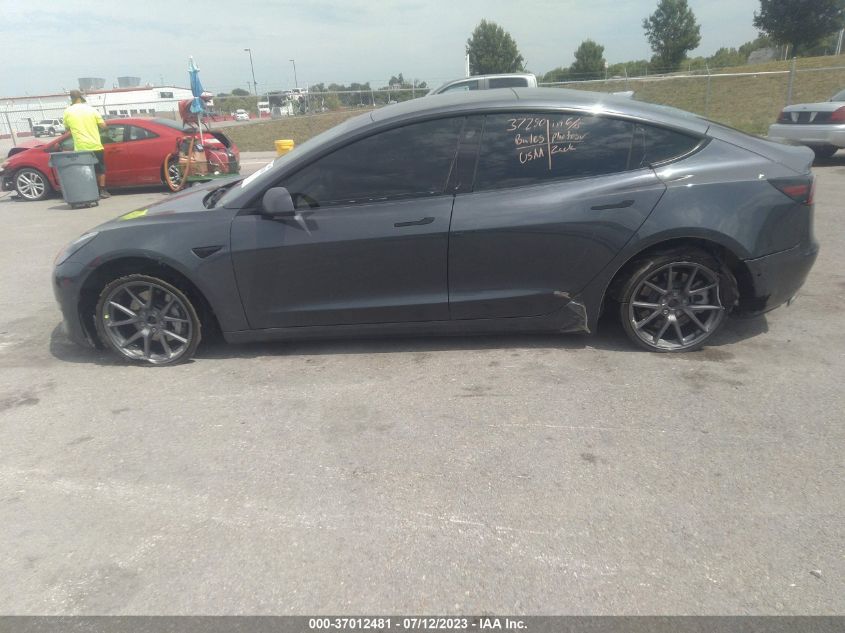 2022 TESLA MODEL 3 LONG RANGE - 5YJ3E1EB3NF180596