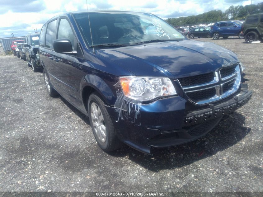 2017 DODGE GRAND CARAVAN SE - 2C4RDGBGXHR776121