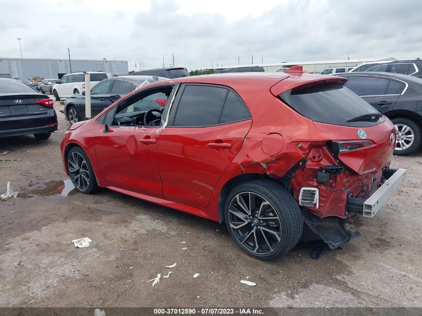 2019 TOYOTA COROLLA HATCHBACK SE/XSE JTNK4RBE0K3009384