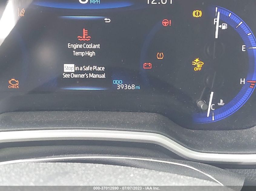 2019 TOYOTA COROLLA HATCHBACK SE/XSE JTNK4RBE0K3009384