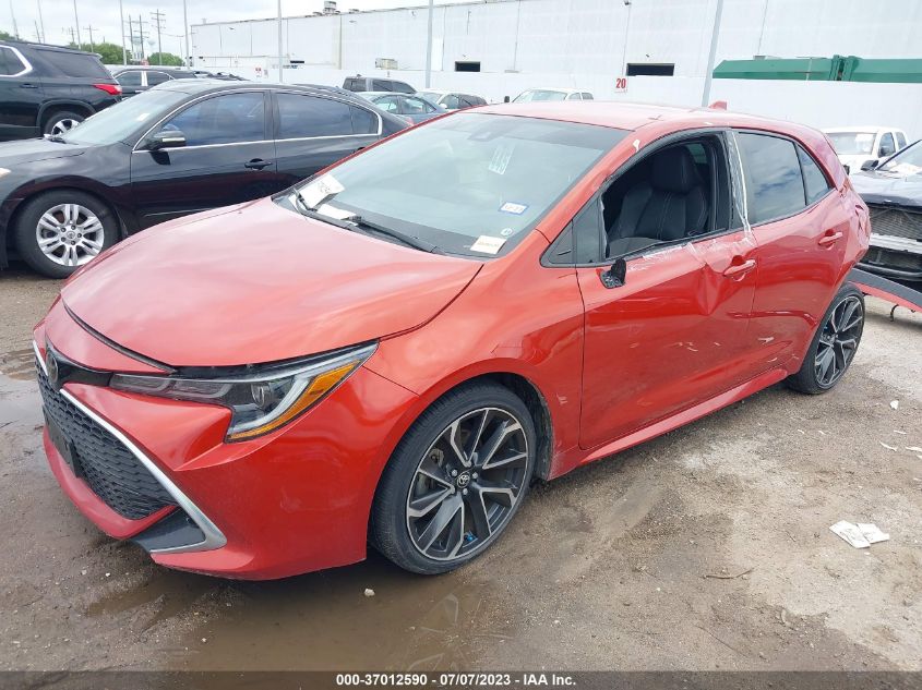 2019 TOYOTA COROLLA HATCHBACK SE/XSE JTNK4RBE0K3009384