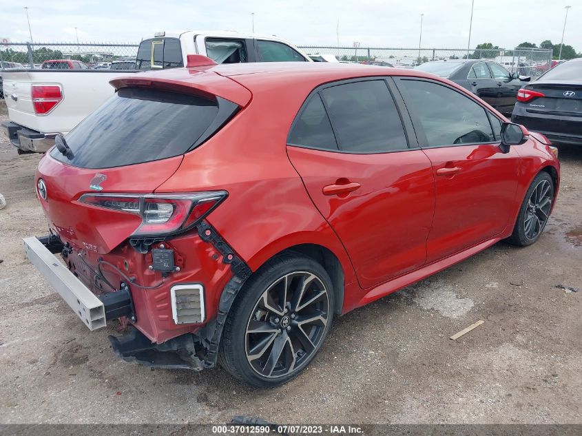 2019 TOYOTA COROLLA HATCHBACK SE/XSE JTNK4RBE0K3009384