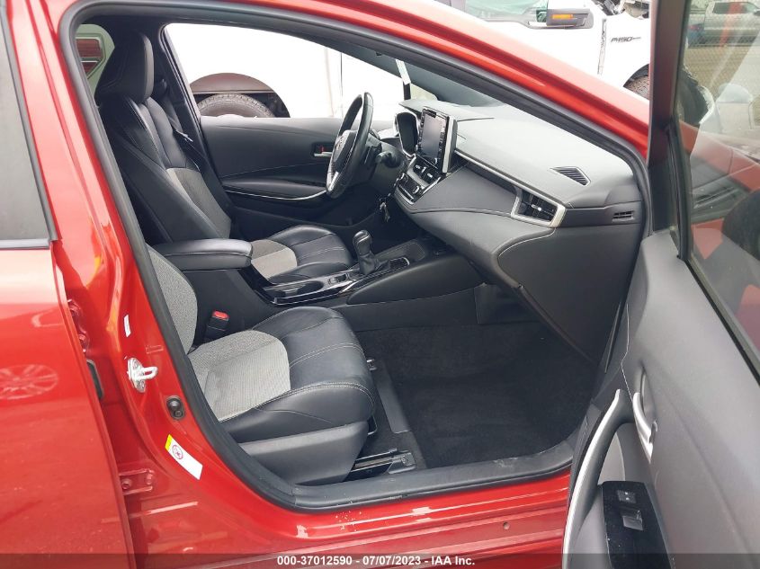 2019 TOYOTA COROLLA HATCHBACK SE/XSE JTNK4RBE0K3009384