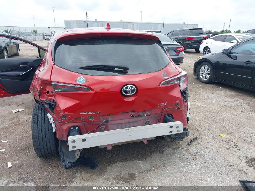 2019 TOYOTA COROLLA HATCHBACK SE/XSE JTNK4RBE0K3009384