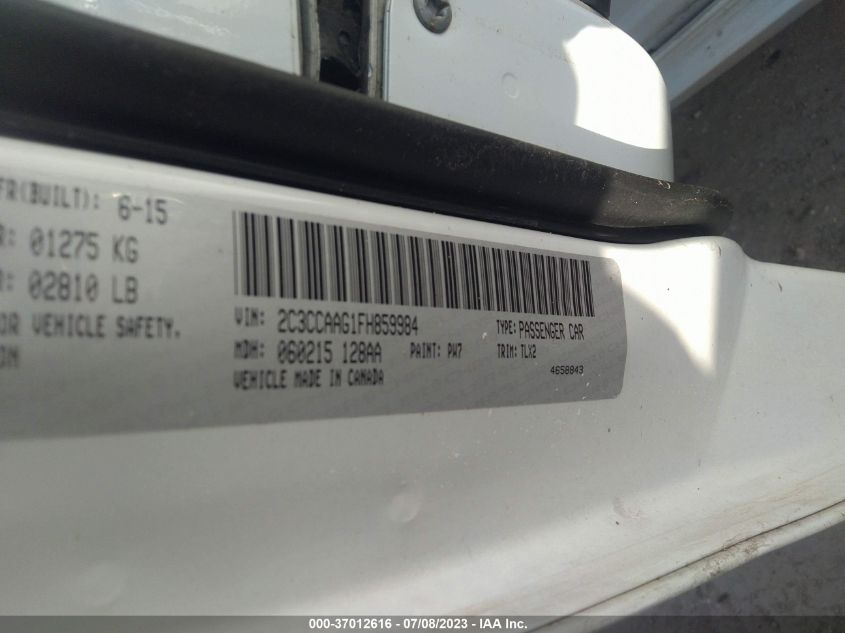 2015 CHRYSLER 300 LIMITED - 2C3CCAAG1FH859984