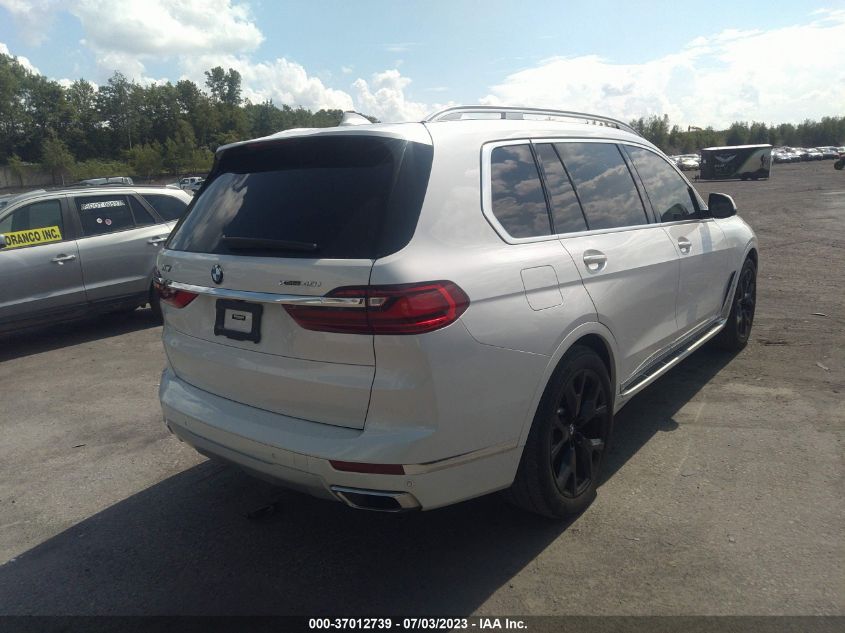 2022 BMW X7 XDRIVE40I 5UXCW2C01N9M48140
