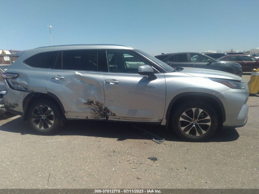 2020 TOYOTA HIGHLANDER HYBRID XLE - 5TDGBRCH2LS507062