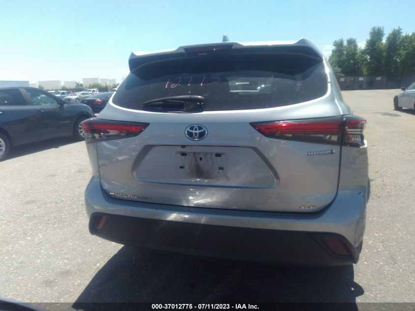 2020 TOYOTA HIGHLANDER HYBRID XLE - 5TDGBRCH2LS507062