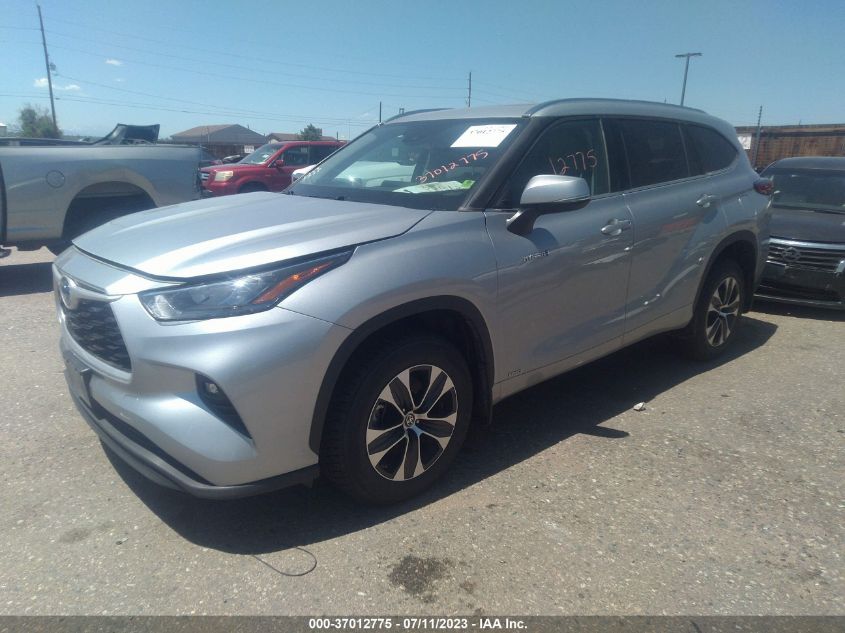 2020 TOYOTA HIGHLANDER HYBRID XLE - 5TDGBRCH2LS507062