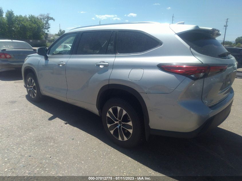 2020 TOYOTA HIGHLANDER HYBRID XLE - 5TDGBRCH2LS507062