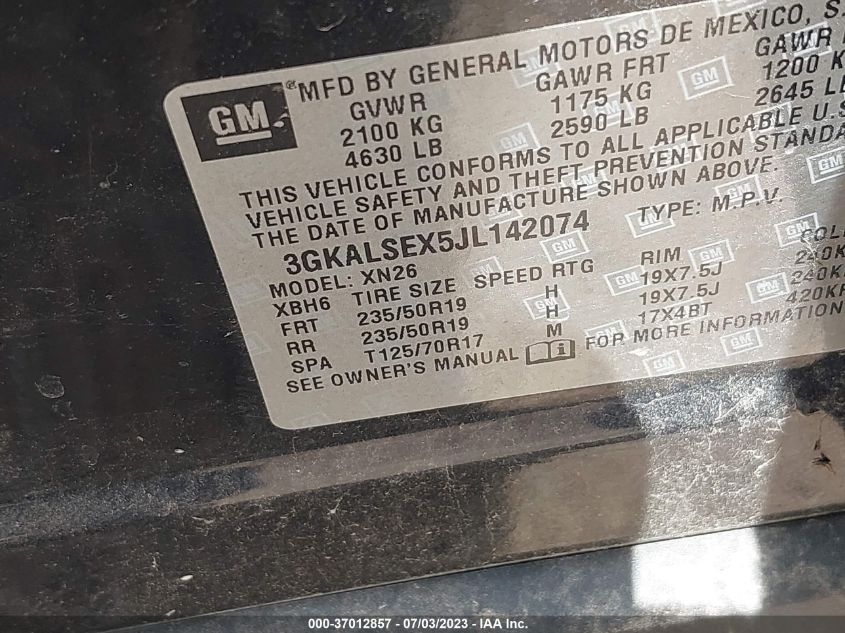 2018 GMC TERRAIN DENALI - 3GKALSEX5JL142074