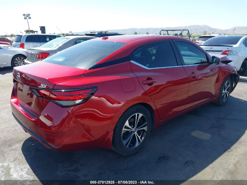 2022 NISSAN SENTRA SV - 3N1AB8CVXNY296455