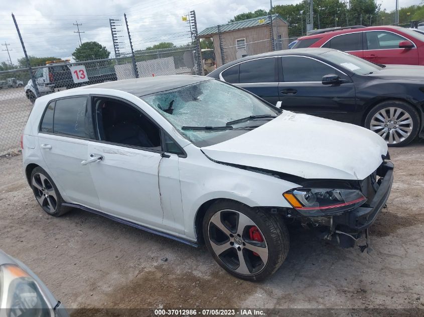 2016 VOLKSWAGEN GOLF GTI AUTOBAHN W - 3VW447AU7GM051595