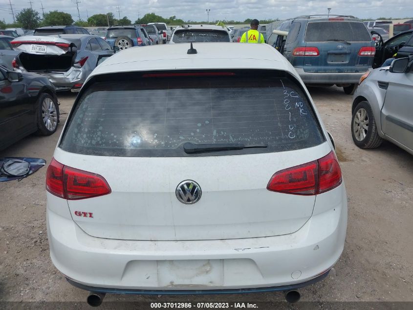 2016 VOLKSWAGEN GOLF GTI AUTOBAHN W - 3VW447AU7GM051595