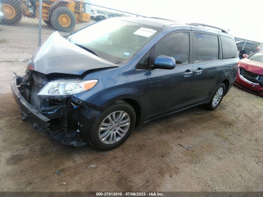 2014 TOYOTA SIENNA XLE/XLE AAS/LTD - 5TDYK3DCXES525977