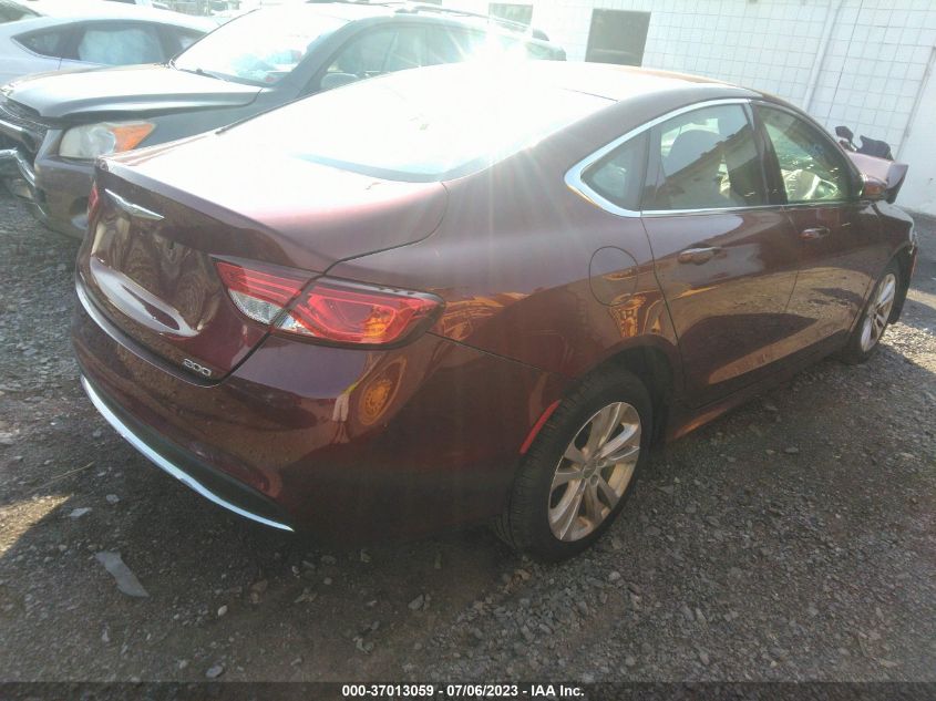 2016 CHRYSLER 200 LIMITED - 1C3CCCAB1GN154496