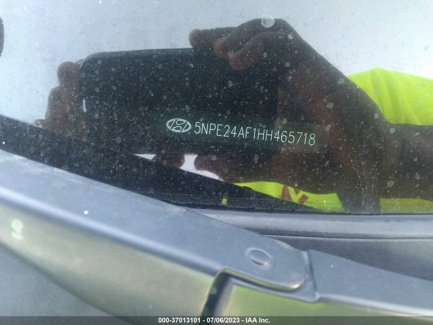 VIN 5NPE24AF1HH465718 2017 HYUNDAI SONATA 2.4L