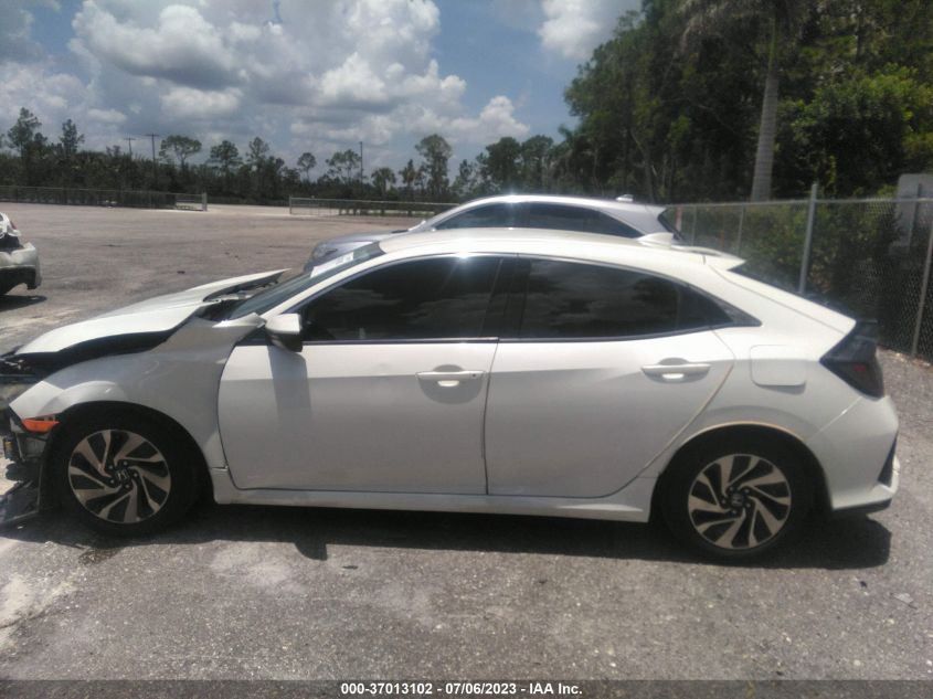 2018 HONDA CIVIC HATCHBACK LX - SHHFK7H22JU230806