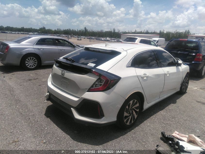 2018 HONDA CIVIC HATCHBACK LX - SHHFK7H22JU230806