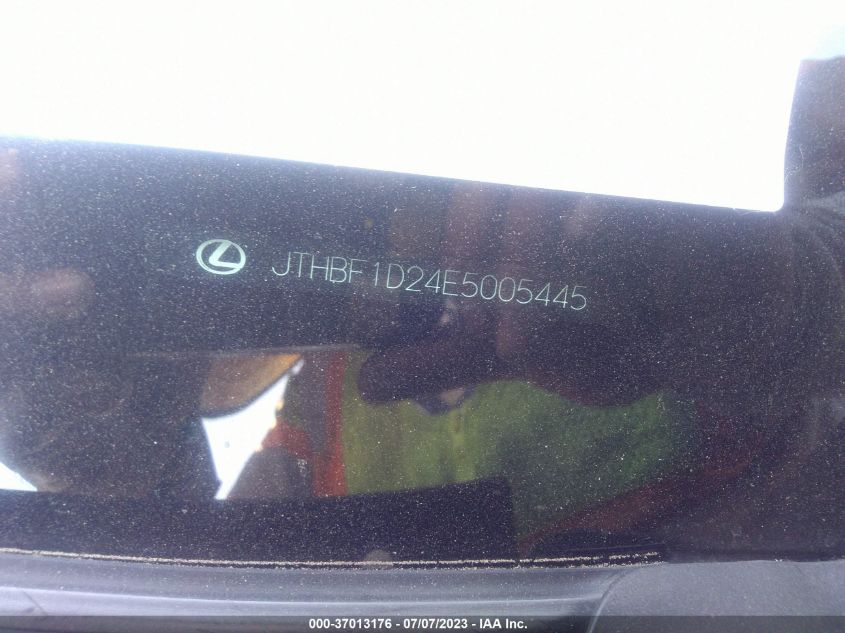 2014 LEXUS IS 250 - JTHBF1D24E5005445
