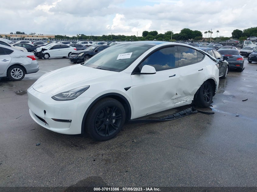 VIN 5YJYGDEE8MF260048 2021 TESLA MODEL Y LONG RANGE
