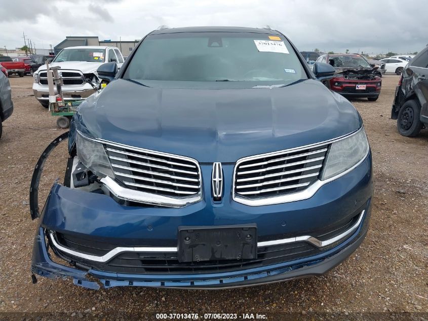 2016 LINCOLN MKX RESERVE - 2LMPJ6LR3GBL58579