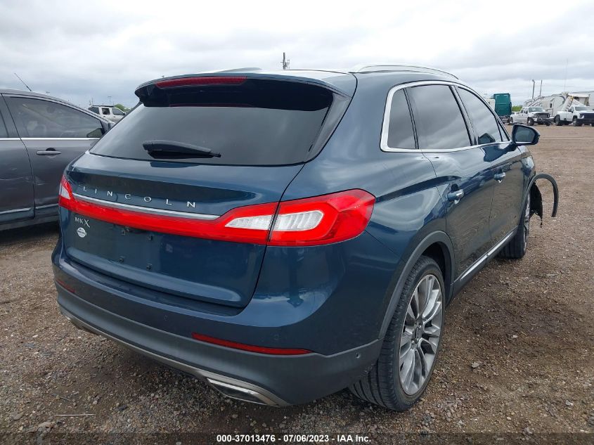 2016 LINCOLN MKX RESERVE - 2LMPJ6LR3GBL58579