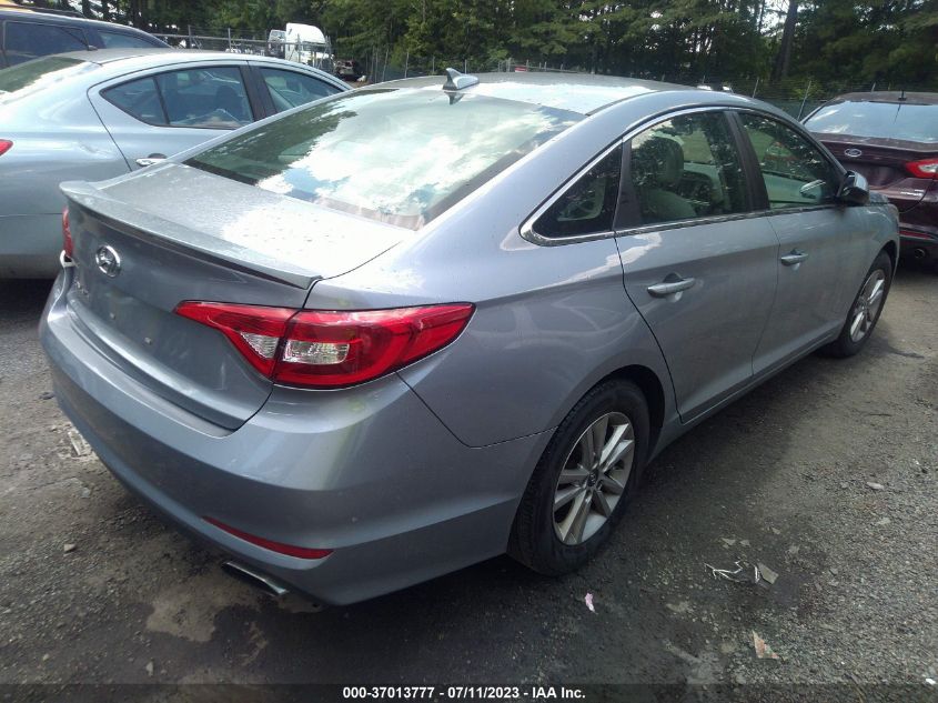 2016 HYUNDAI SONATA 2.4L SE - 5NPE24AF5GH363191