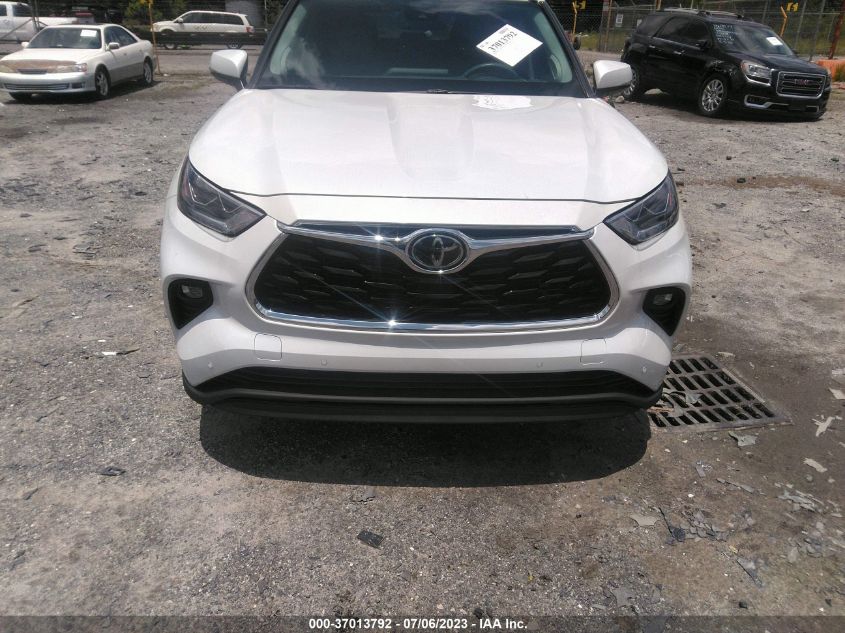 2022 TOYOTA HIGHLANDER LIMITED - 5TDYZRAH1NS109170
