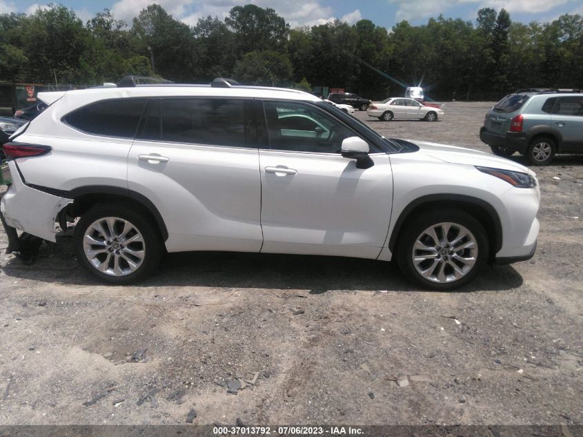 2022 TOYOTA HIGHLANDER LIMITED - 5TDYZRAH1NS109170