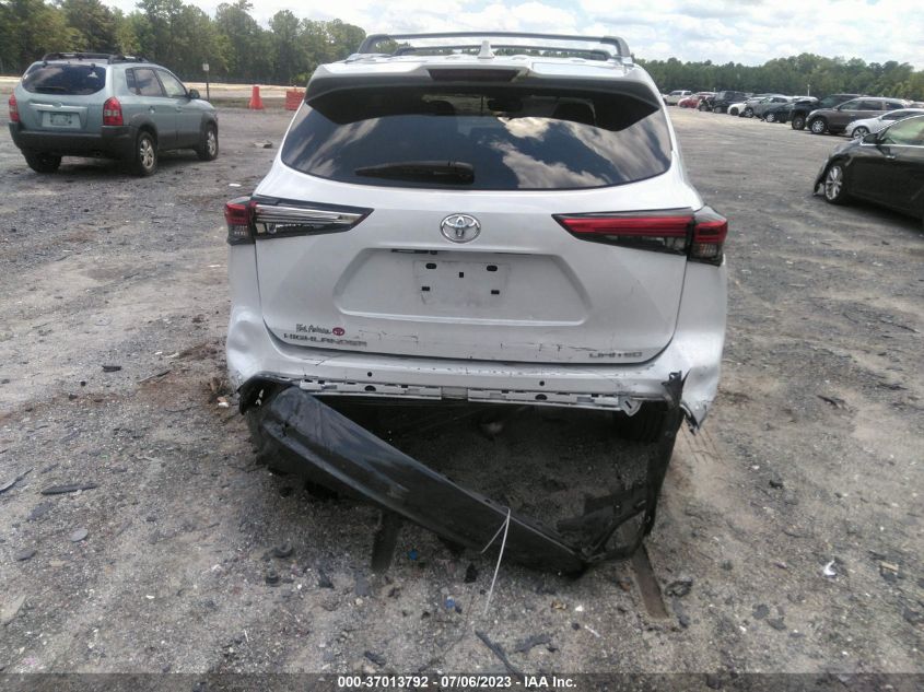 2022 TOYOTA HIGHLANDER LIMITED - 5TDYZRAH1NS109170