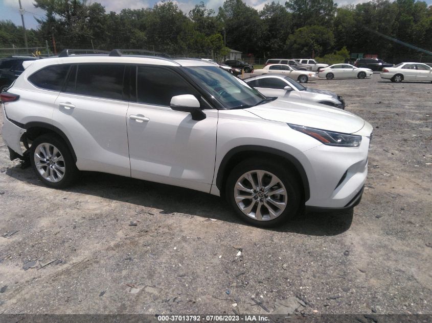 2022 TOYOTA HIGHLANDER LIMITED - 5TDYZRAH1NS109170