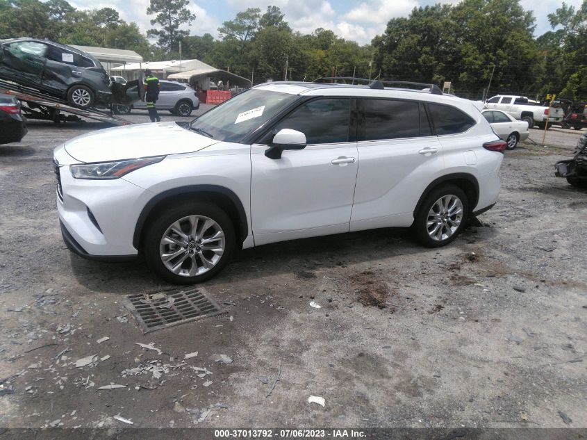 2022 TOYOTA HIGHLANDER LIMITED - 5TDYZRAH1NS109170
