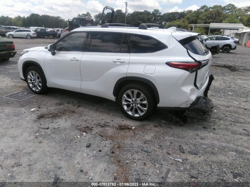 2022 TOYOTA HIGHLANDER LIMITED - 5TDYZRAH1NS109170