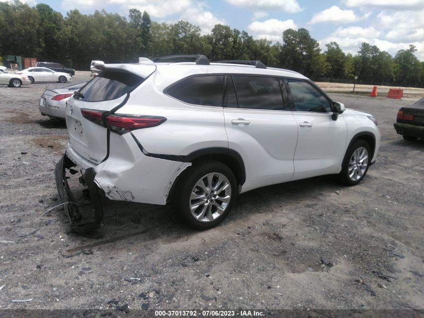 2022 TOYOTA HIGHLANDER LIMITED - 5TDYZRAH1NS109170