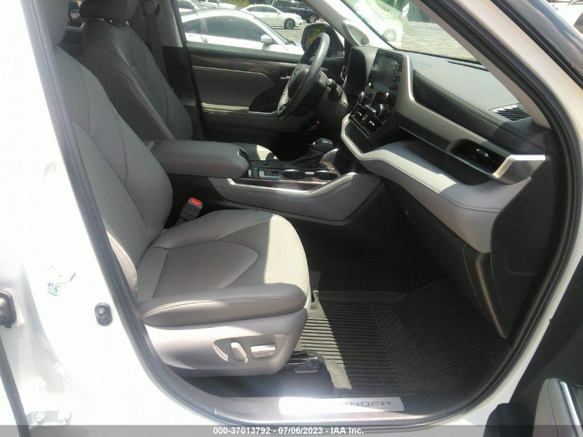 2022 TOYOTA HIGHLANDER LIMITED - 5TDYZRAH1NS109170