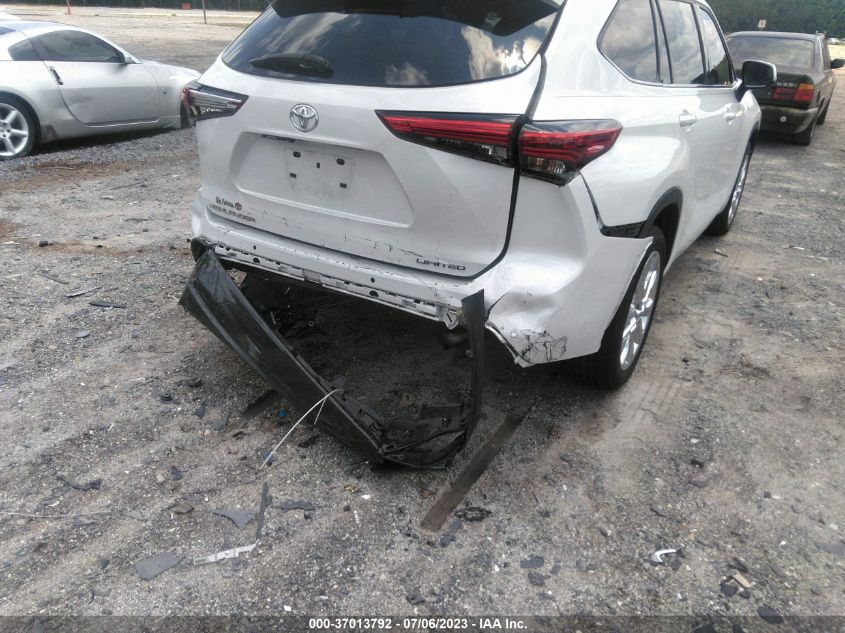 2022 TOYOTA HIGHLANDER LIMITED - 5TDYZRAH1NS109170