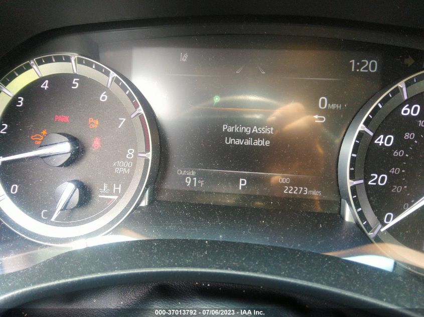 2022 TOYOTA HIGHLANDER LIMITED - 5TDYZRAH1NS109170