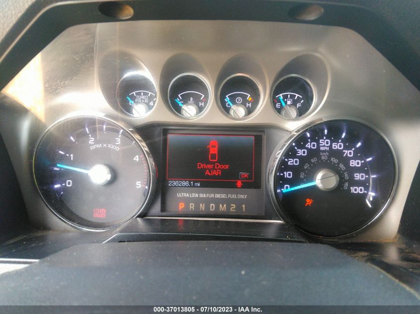 2013 FORD SUPER DUTY F-250 SRW XL/XLT/LARIAT - 1FT7W2BT4DEB22191