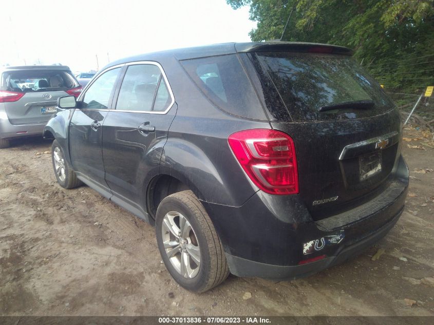 2017 CHEVROLET EQUINOX LS - 2GNALBEK7H1562986