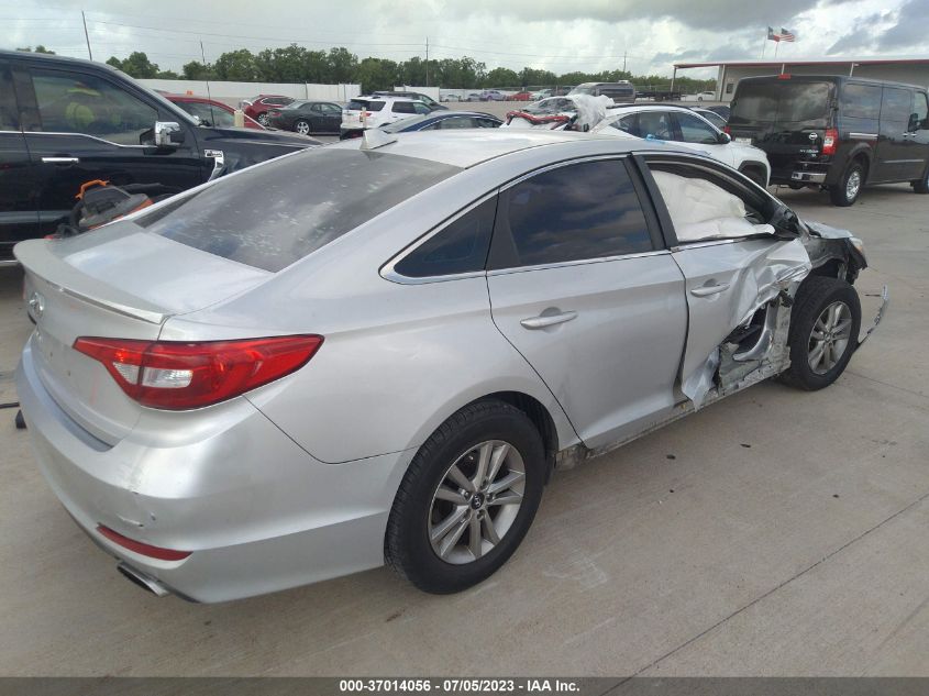 2015 HYUNDAI SONATA 2.4L SE - 5NPE24AF6FH135053