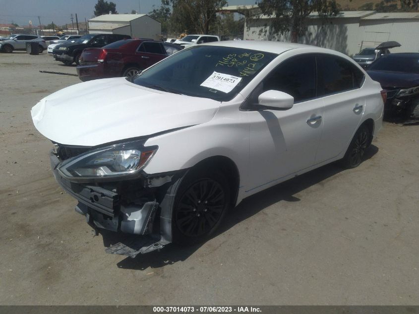 2016 NISSAN SENTRA S - 3N1AB7AP5GY224192