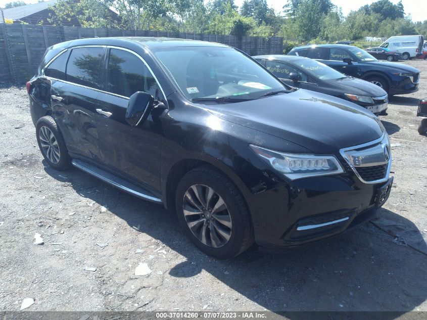 2014 ACURA MDX TECH PKG - 5FRYD4H47EB003359