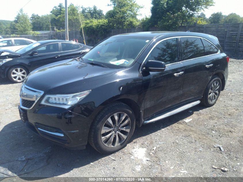 2014 ACURA MDX TECH PKG - 5FRYD4H47EB003359