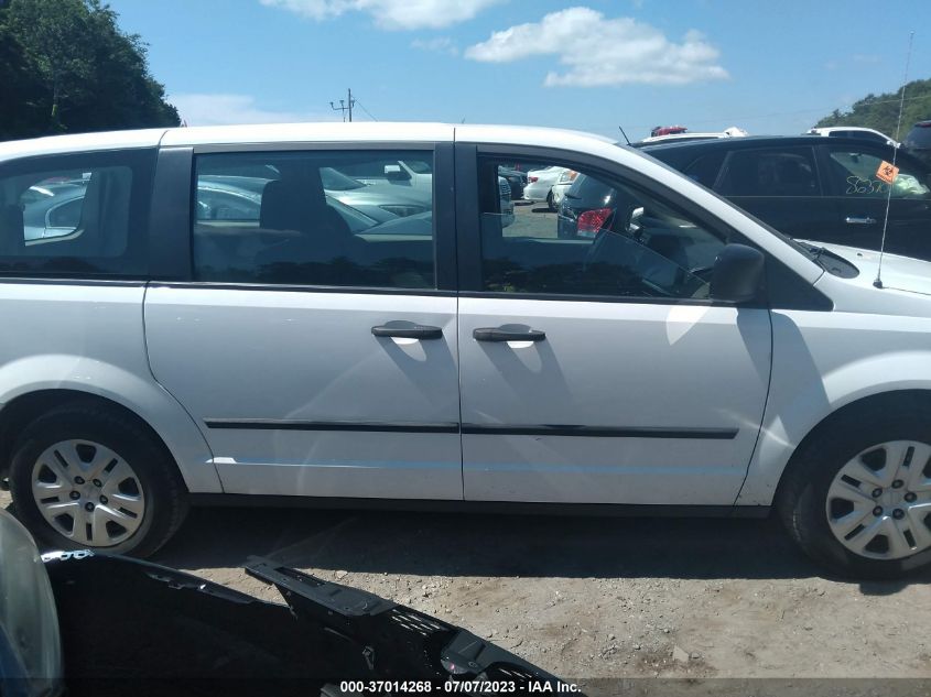 2014 DODGE GRAND CARAVAN AMERICAN VALUE PKG - 2C4RDGBGXER187257