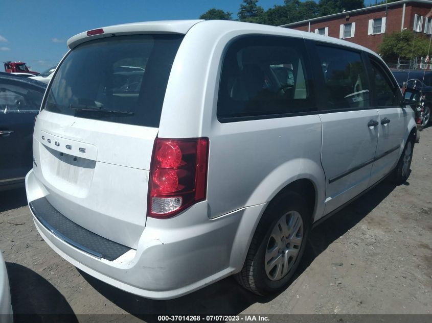 2014 DODGE GRAND CARAVAN AMERICAN VALUE PKG - 2C4RDGBGXER187257