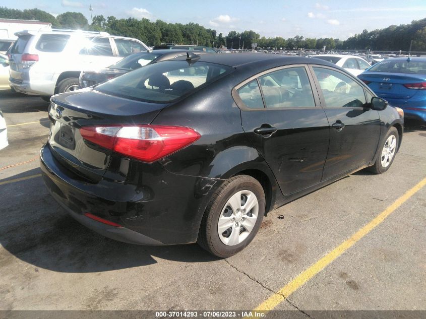 2016 KIA FORTE LX - KNAFK4A6XG5587378