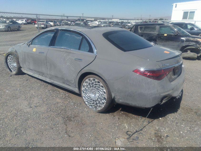 2022 MERCEDES-BENZ S-CLASS S 580 - W1K6G7GBXNA117212