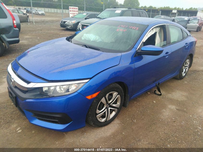 2018 HONDA CIVIC SEDAN LX - 19XFC2E50JE028309