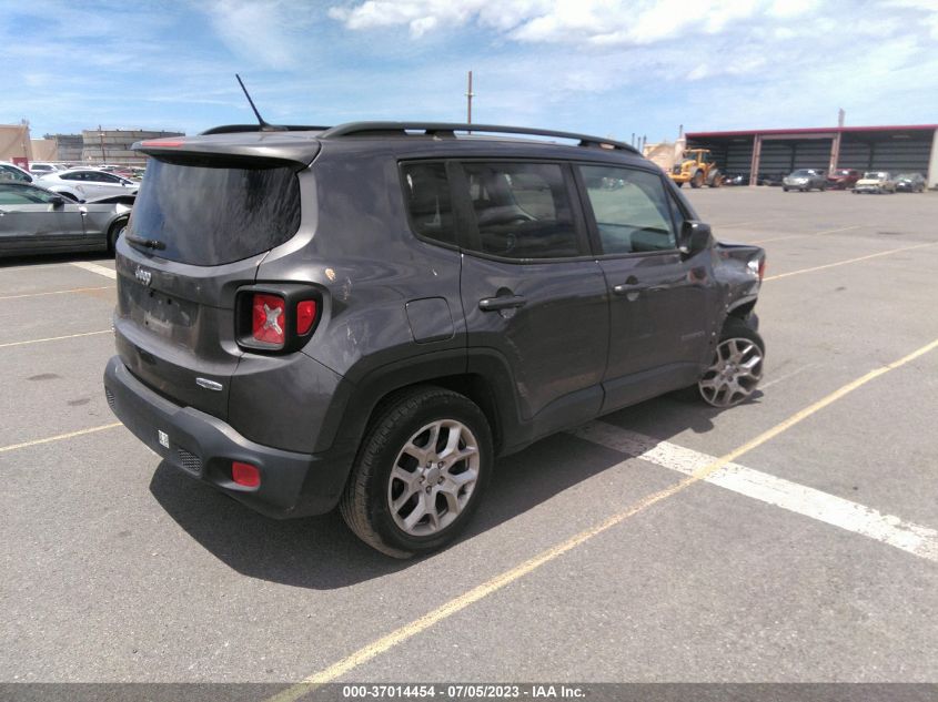 2017 JEEP RENEGADE LATITUDE - ZACCJBBB3HPE62823